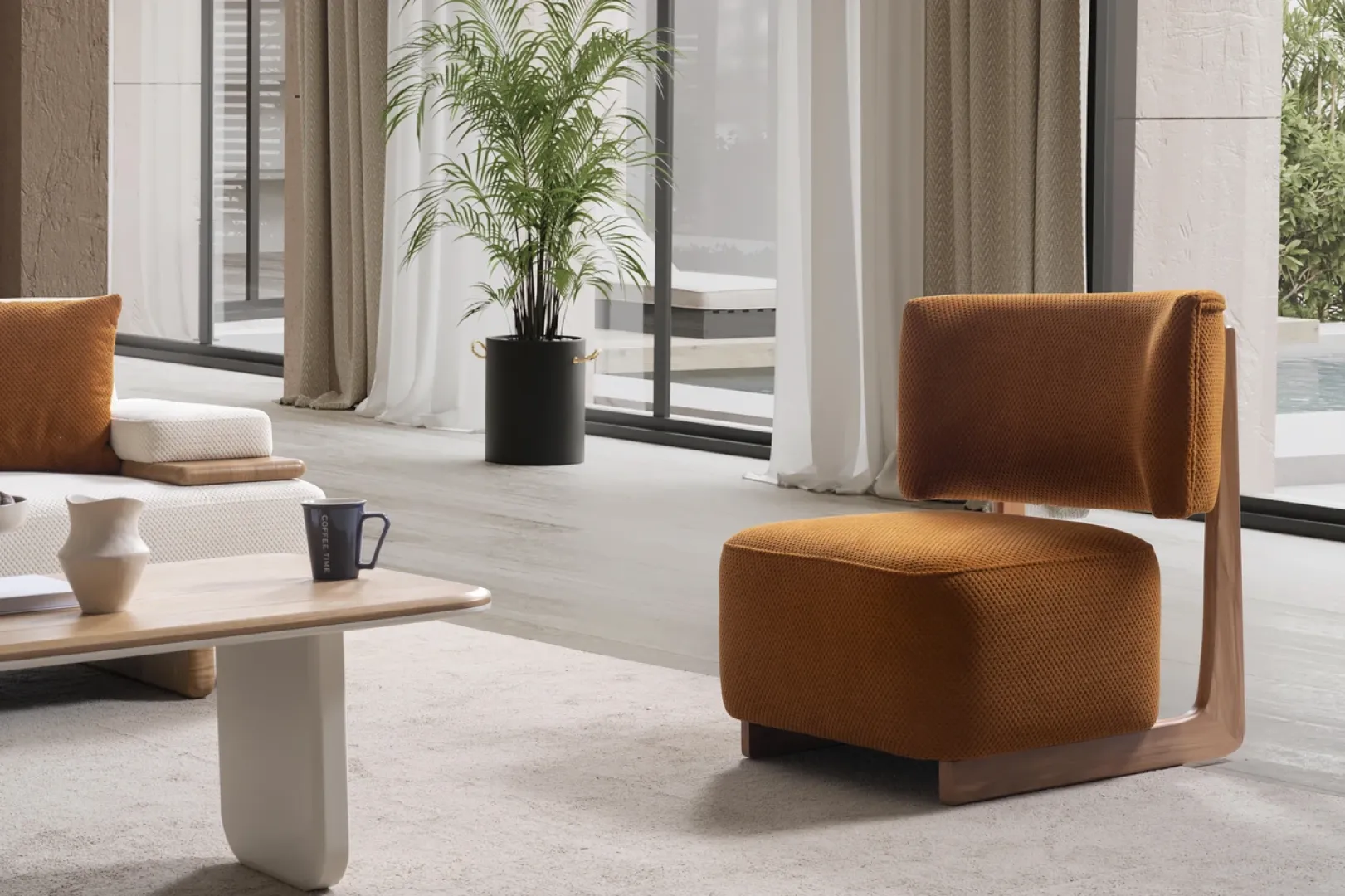 Lisa Koltuk Takımı - Kiremit