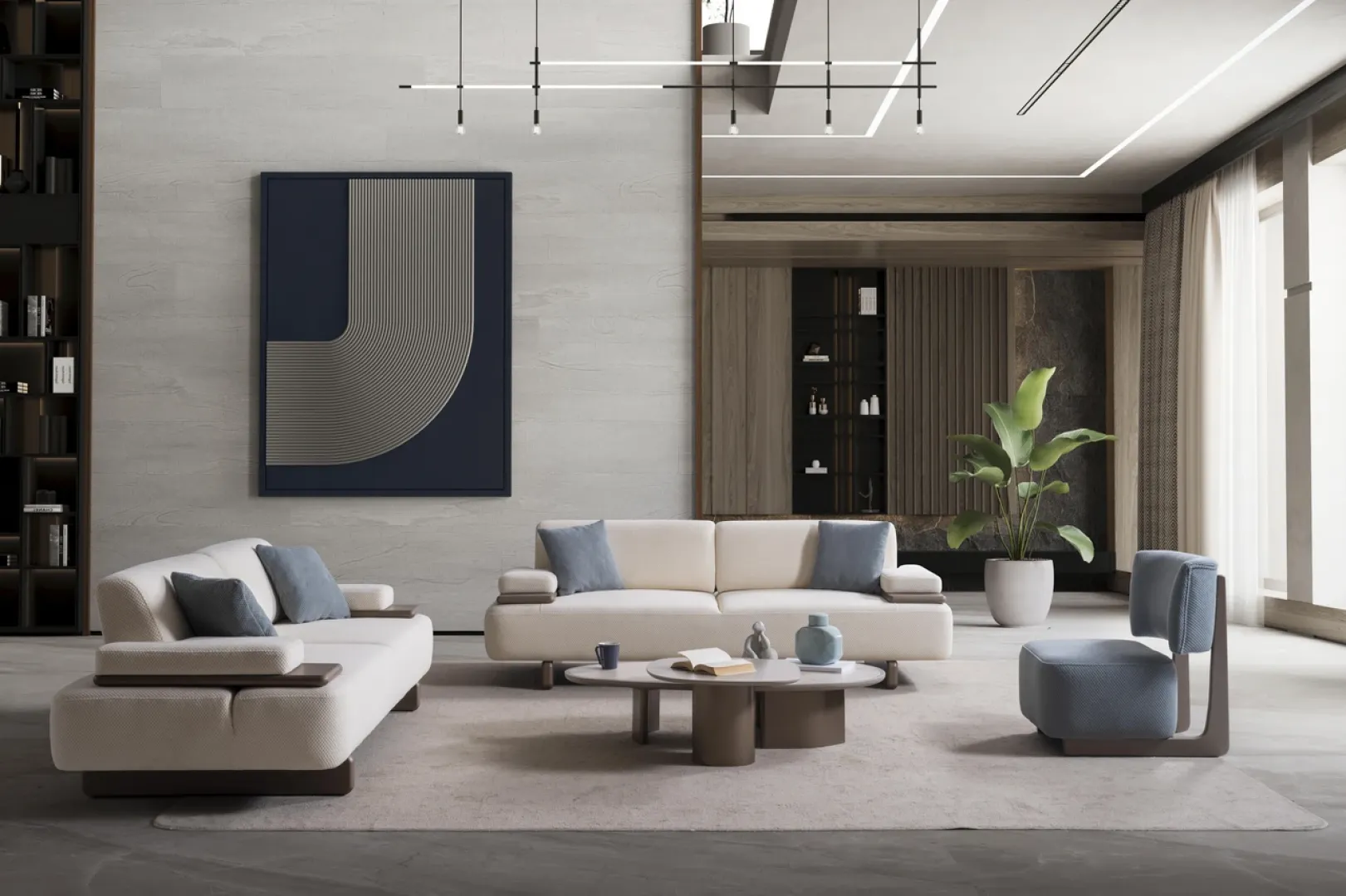 Lisa Koltuk Takımı - Mavi